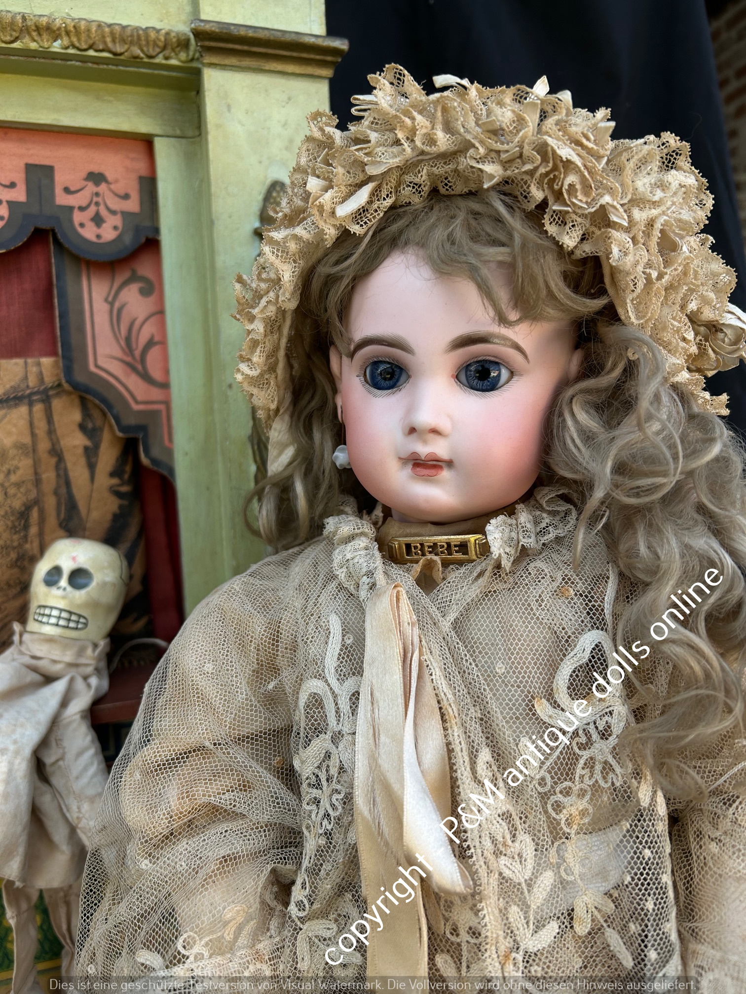 Antique GIRL Marionette ~ Czechoslovakia early 1900s Rare! – Once Upon A Puppet